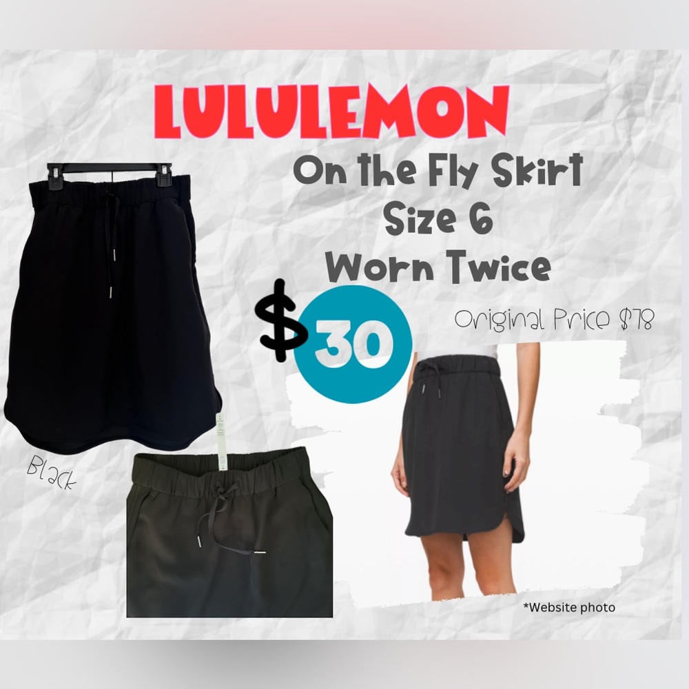 LULU 🍋 On the Fly Skirt Size 6